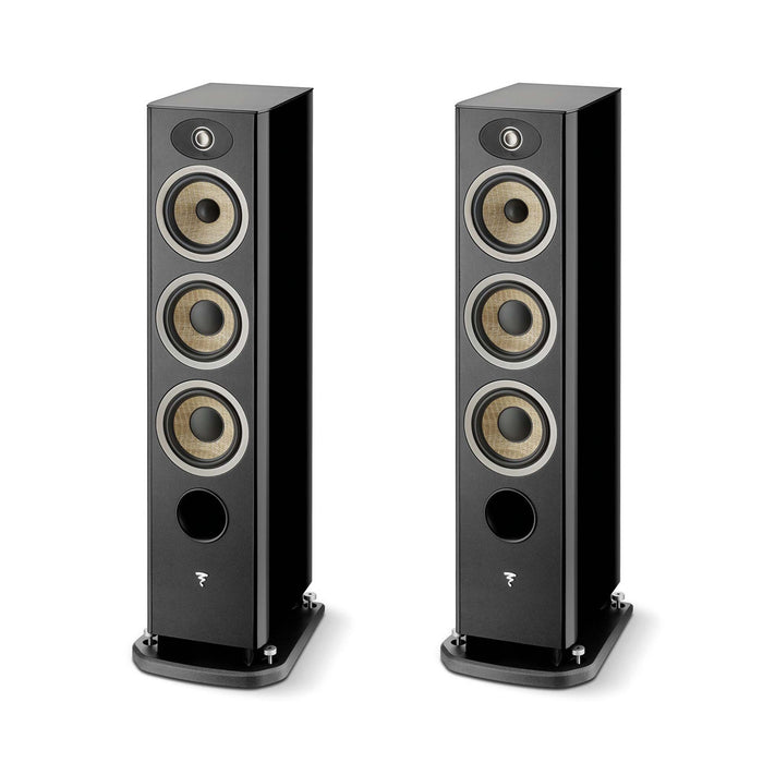 Focal Aria Evo X No. 2 Floorstanding Speakers; Gloss Black Pair (Open Box)