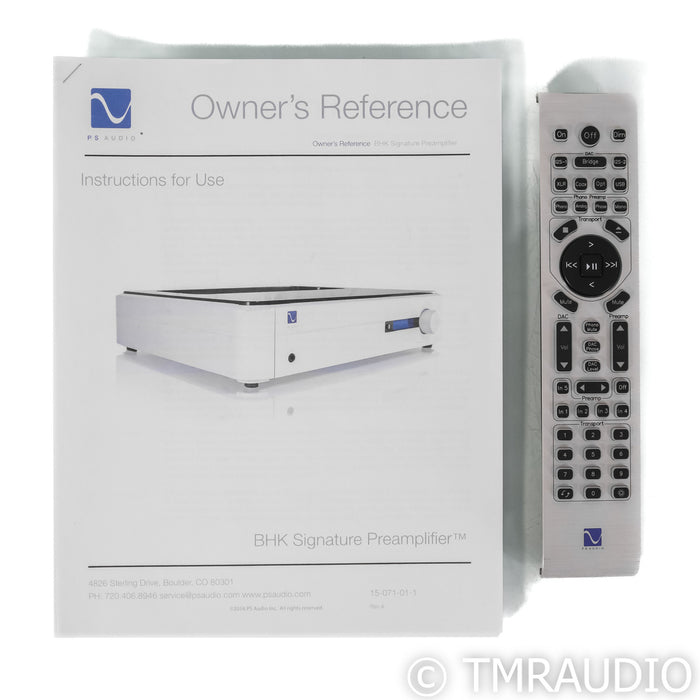 PS Audio BHK Signature Stereo Tube Hybrid Preamplifier