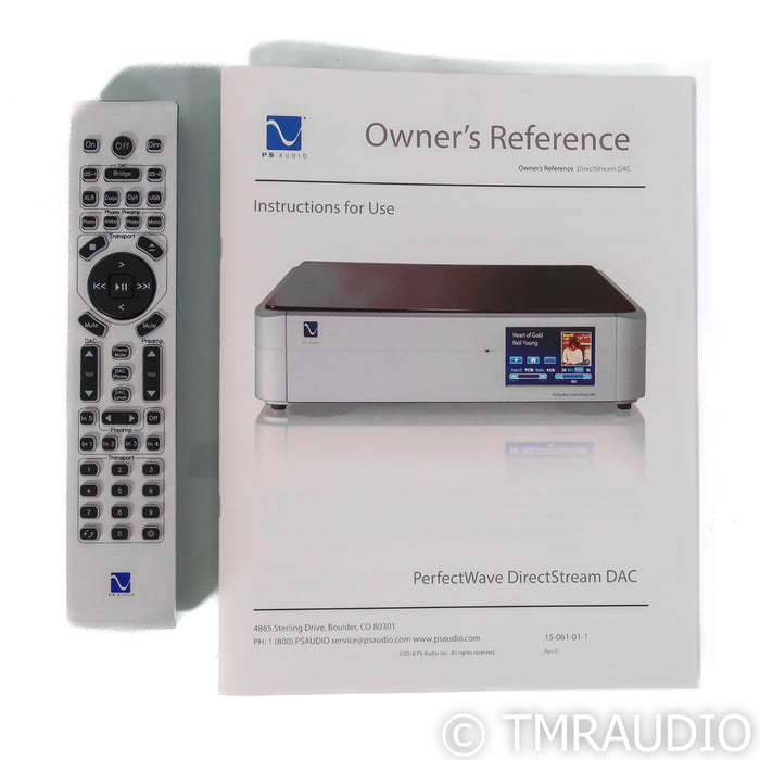 PS Audio PerfectWave DirectStream DAC; Mk1 D/A Converter; Bridge II