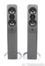 Q Acoustics Concept 500 Floorstanding Speakers; Silver & Ebony Pair (Open Box)