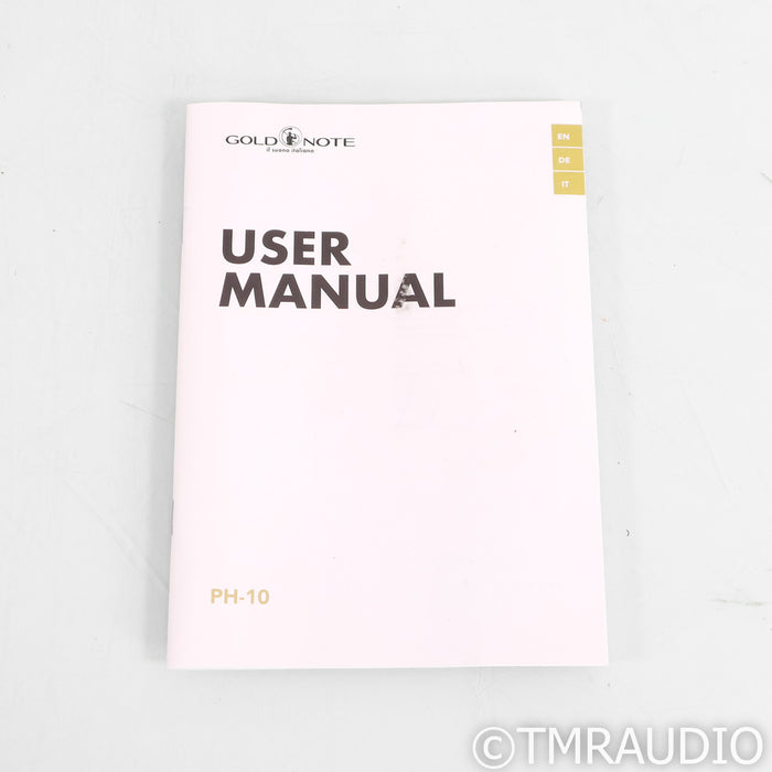 Gold Note PH-10 MM & MC Phono Preamplifier (Open Box)