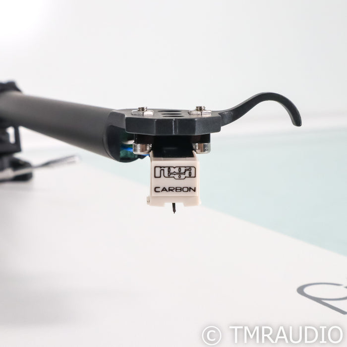 Rega Planar 1 Belt Drive Turntable; Carbon MM Cartridge; Matte White