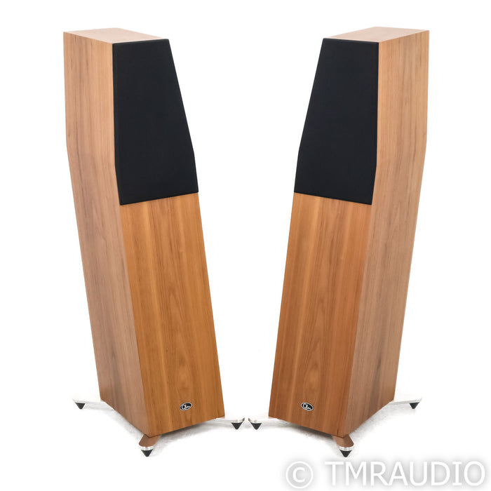Qln Prestige Three Floorstanding Speakers; Walnut Pair
