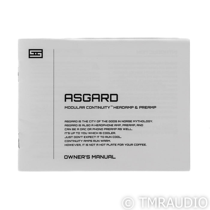 Schiit Audio Asgard 3 Headphone Amplifier; True Multibit DAC