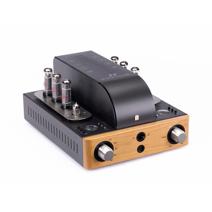 Unison Research S6 Stereo Tube Integrated Amplifier; Cherry (Open Box)
