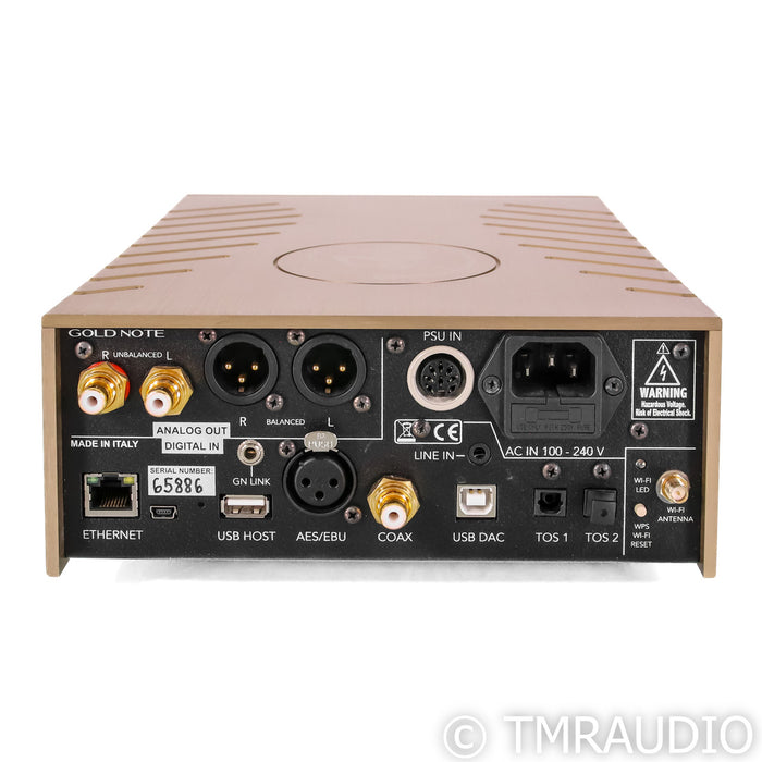 Gold Note DS-10 Plus DAC; D/A Converter; Gold