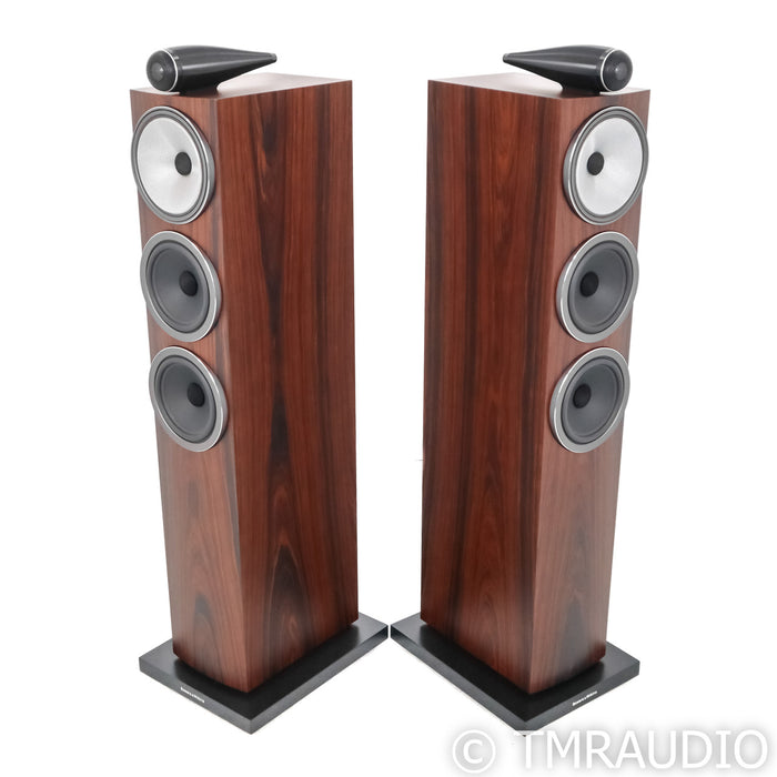 B&W 703 S3 Floorstanding Speakers; Mocha Pair