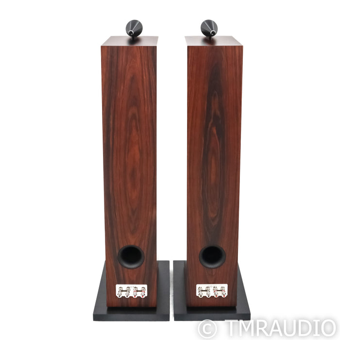B&W 703 S3 Floorstanding Speakers; Mocha Pair