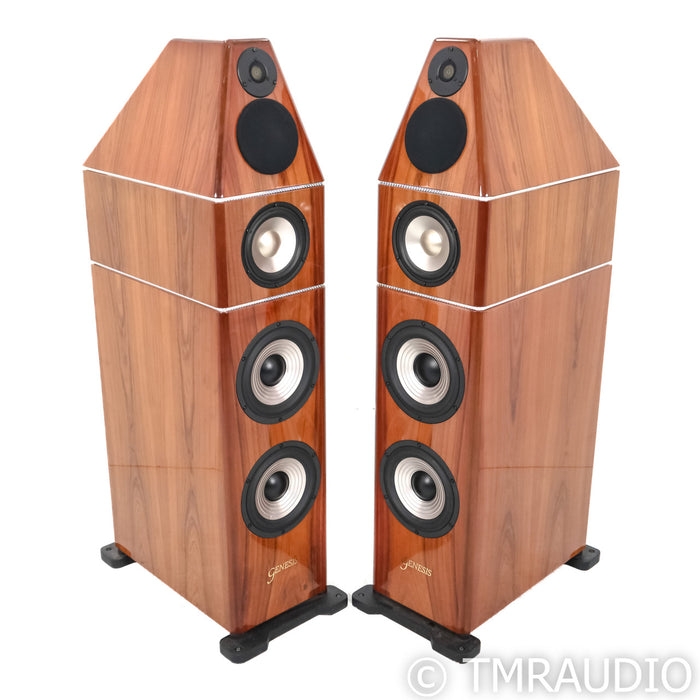 Genesis Technologies Maestro Floorstanding Speakers; Cherry Pair