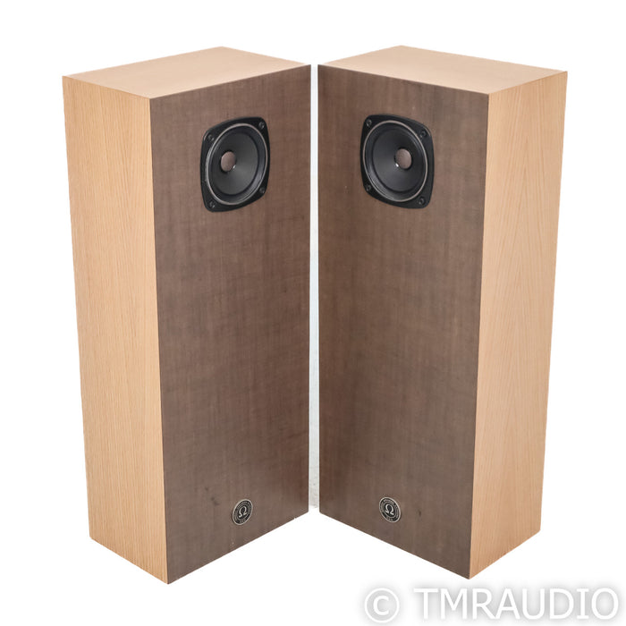 Omega Speaker Systems Super 3 XRS Floorstanding Speakers; Oak & Mocha Tweed Pair