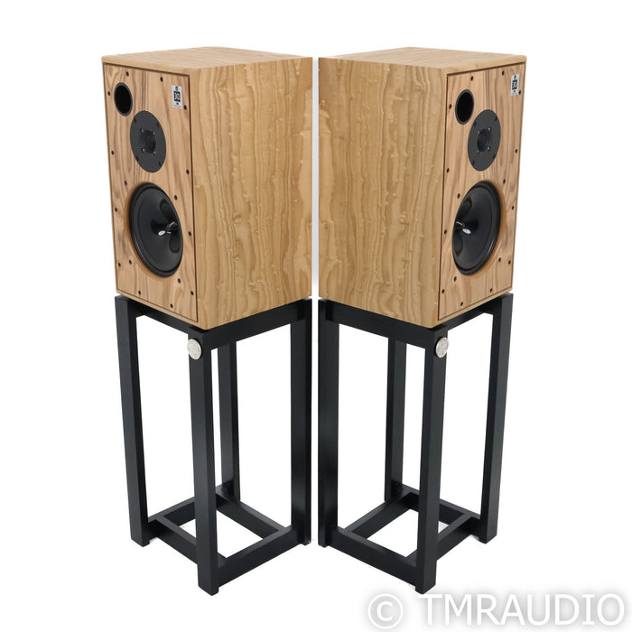 Harbeth Monitor 30.2 XD Bookshelf Speakers; Tamo Ash Pair w/ Stands