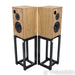 Harbeth Monitor 30.2 XD Bookshelf Speakers; Tamo Ash Pair w/ Stands