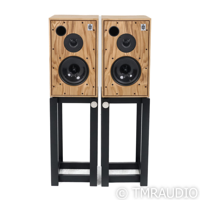 Harbeth Monitor 30.2 XD Bookshelf Speakers; Tamo Ash Pair w/ Stands