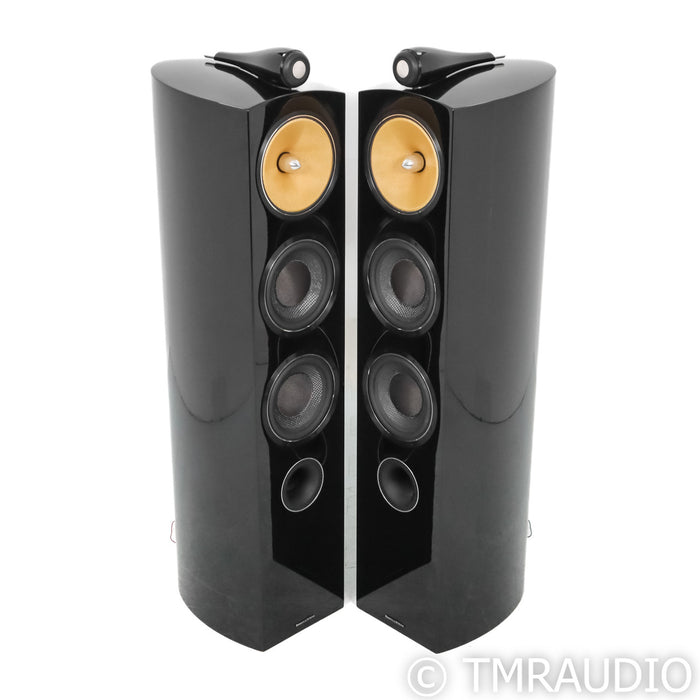B&W 804 D2 Floorstanding Speakers; Black Pair