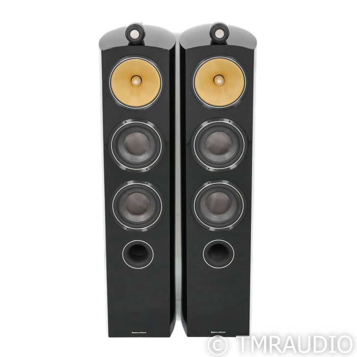B&W 804 D2 Floorstanding Speakers; Black Pair