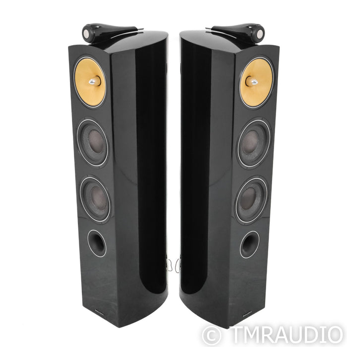 B&W 804 D2 Floorstanding Speakers; Black Pair