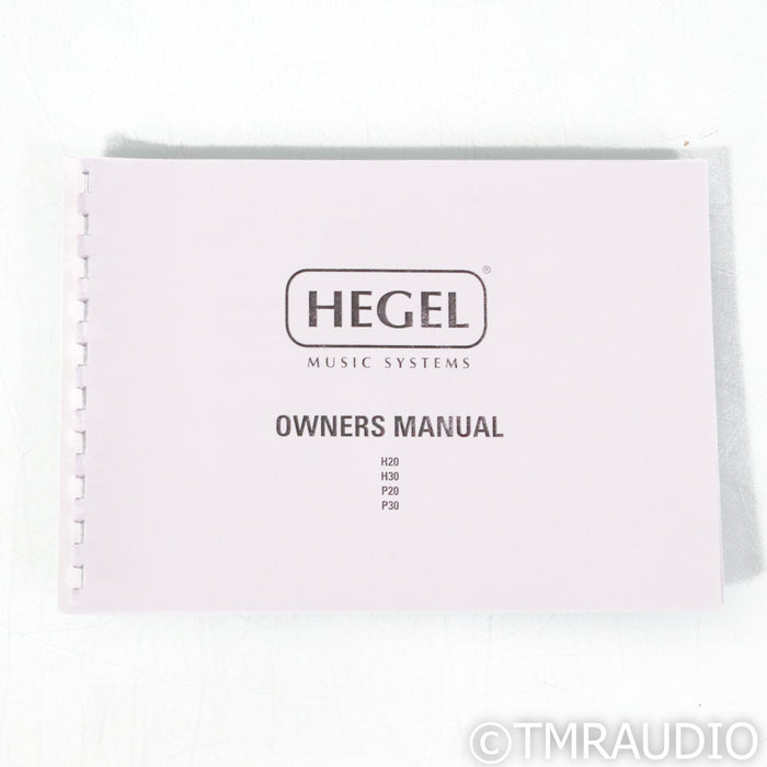 Hegel H30 Stereo Power Amplifier