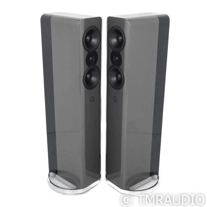 Q Acoustics Concept 500 Floorstanding Speakers; Silver Pair (Demo w/ Warranty)