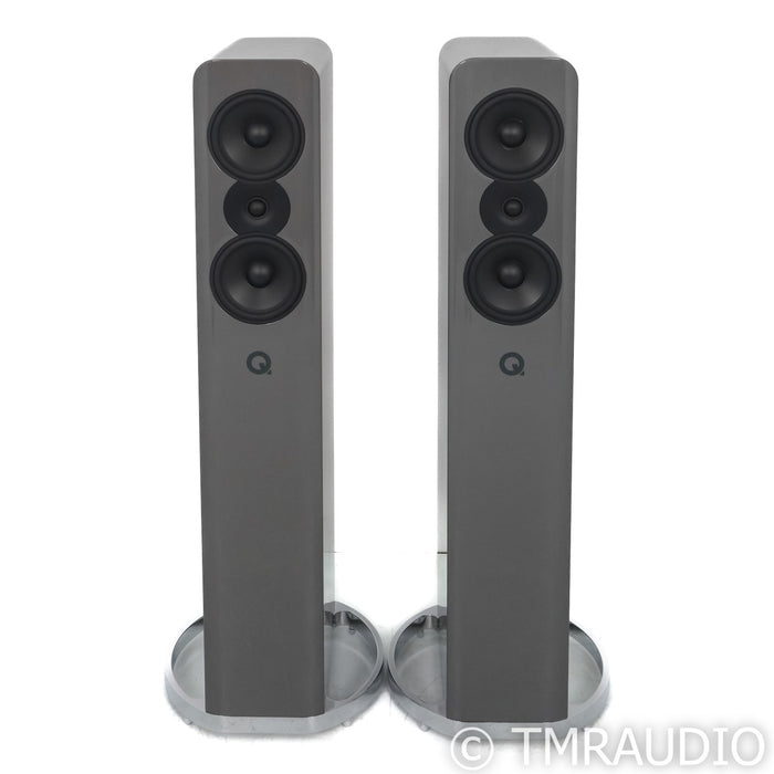 Q Acoustics Concept 500 Floorstanding Speakers; Silver Pair (Demo w/ Warranty)
