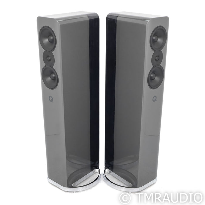 Q Acoustics Concept 500 Floorstanding Speakers; Silver Pair (Demo w/ Warranty)