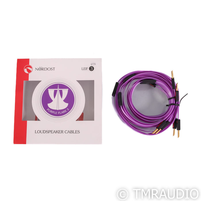Nordost Purple Flare 3 Speaker Cables; 3m Pair (Open Box)