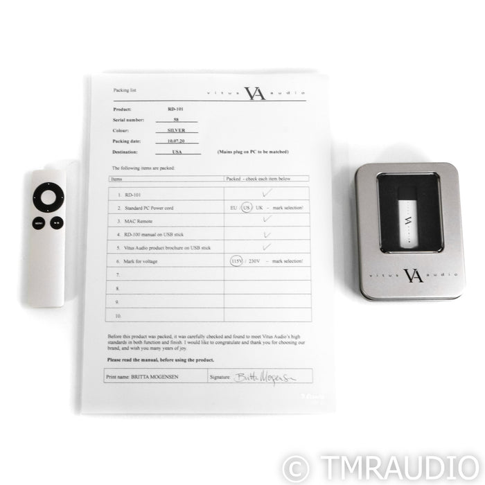 Vitus RD-101 DAC; D/A Converter