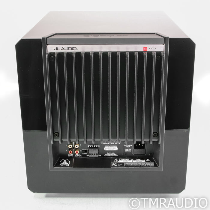 JL Audio E110 E-Sub 10" Powered Subwoofer; Black Gloss
