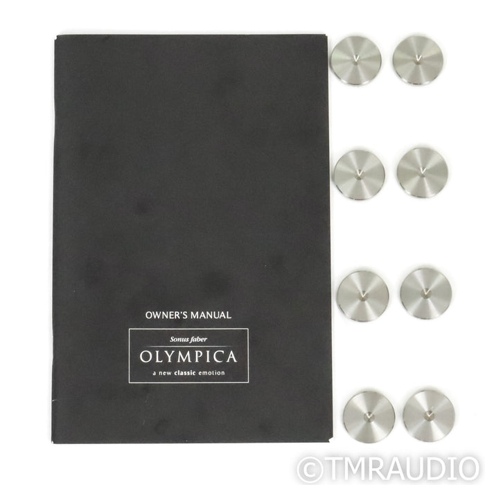 Sonus Faber Olympica I Bookshelf Speakers; Black Pair with Stands