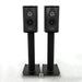 Sonus Faber Olympica I Bookshelf Speakers; Black Pair with Stands