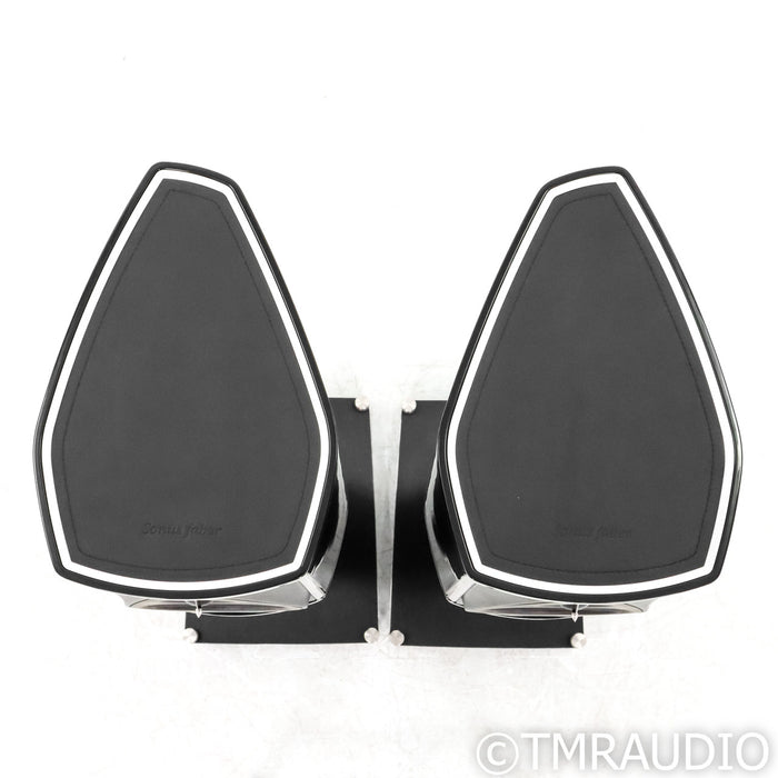 Sonus Faber Olympica I Bookshelf Speakers; Black Pair with Stands