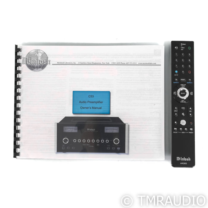 McIntosh C53 Stereo Preamplifier; MM & MC Phono