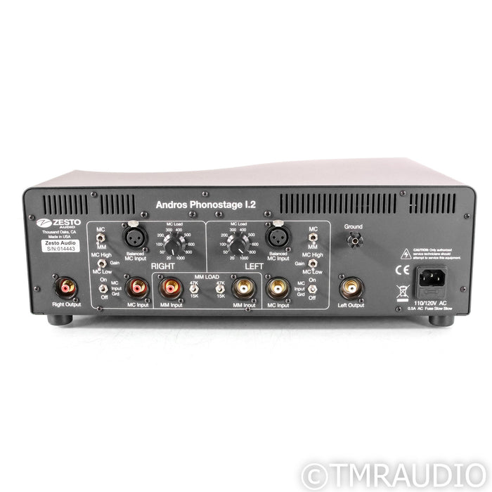 Zesto Audio Andros 1.2 Tube MM & MC Phono Preamplifier