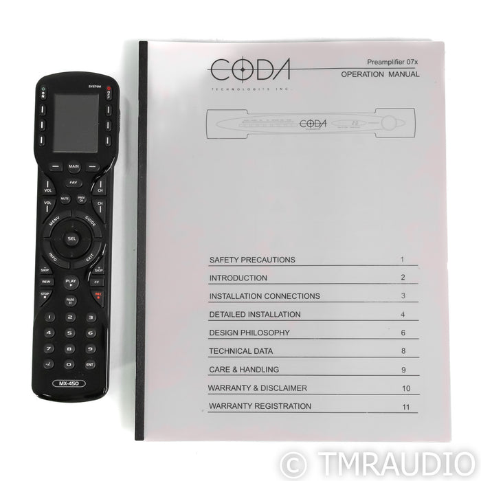 Coda FET 07x Stereo Preamplifier