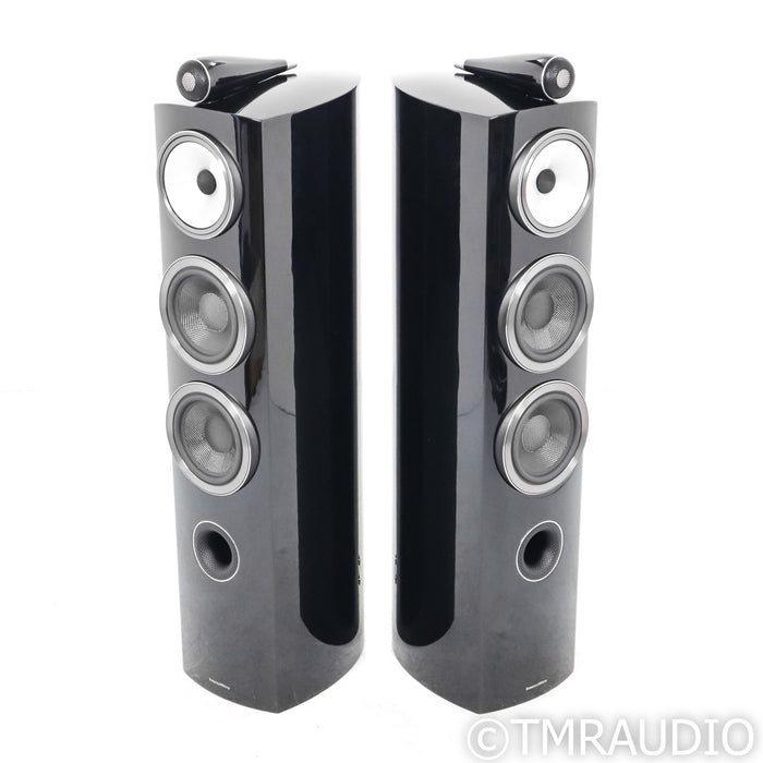 B&W 804 D3 Floorstanding Speakers; Gloss Black Pair
