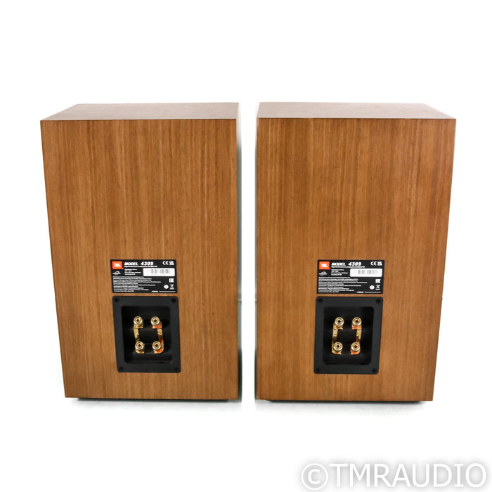 JBL James Lansing 4309 Bookshelf Speakers; Walnut Pair