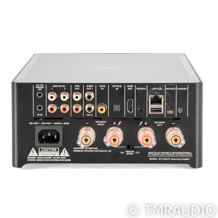 NAD Electronics NAD M10 BluOS Streaming Integrated Amplifier (No Mic)