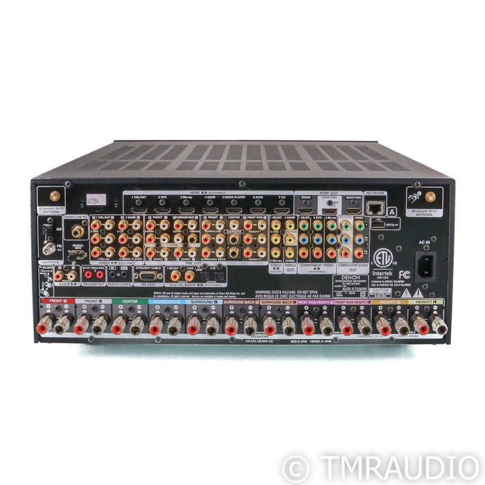 Denon AVR-X7200WA 9.2 Channel Home Theater Receiver; MM Phono