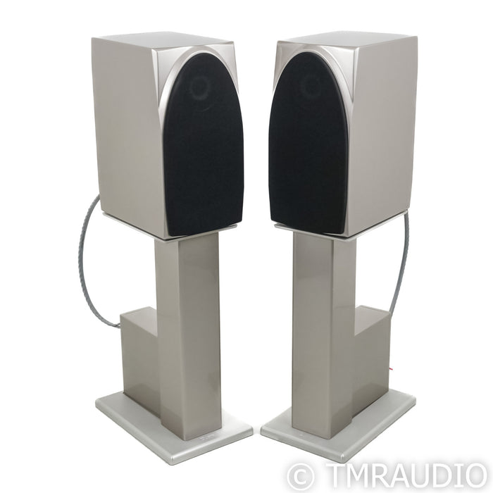 Wilson Audio Duette Bookshelf Speakers; Desert Silver Pair with Stands