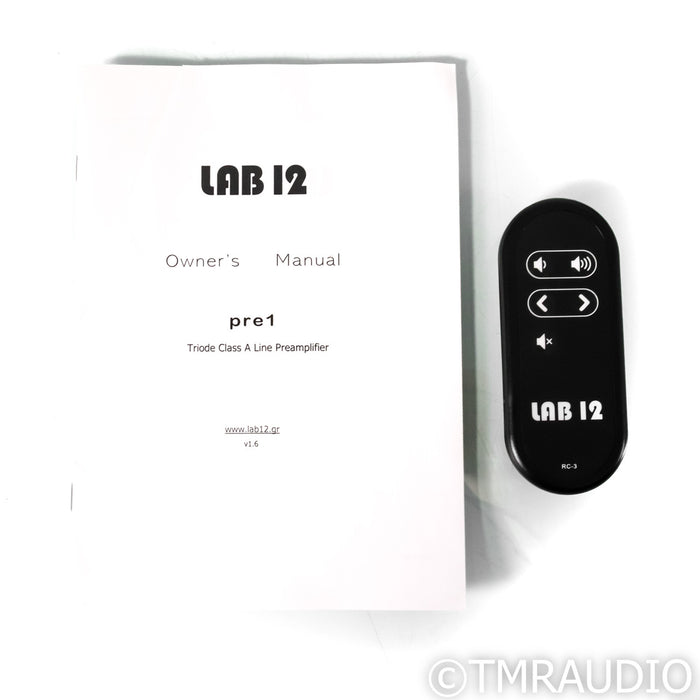Lab12 Pre1 Stereo Tube Preamplifier
