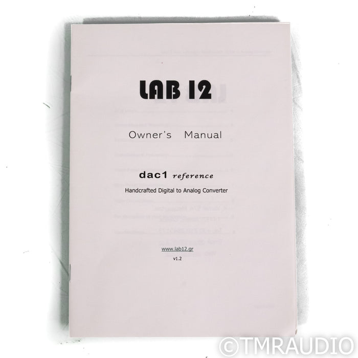 Lab12 dac1 Reference Tube Hybrid DAC; D/A Converter