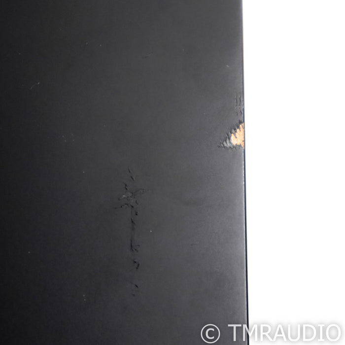 Qln Prestige 1 Bookshelf Speakers; Walnut Piano Pair with Stands