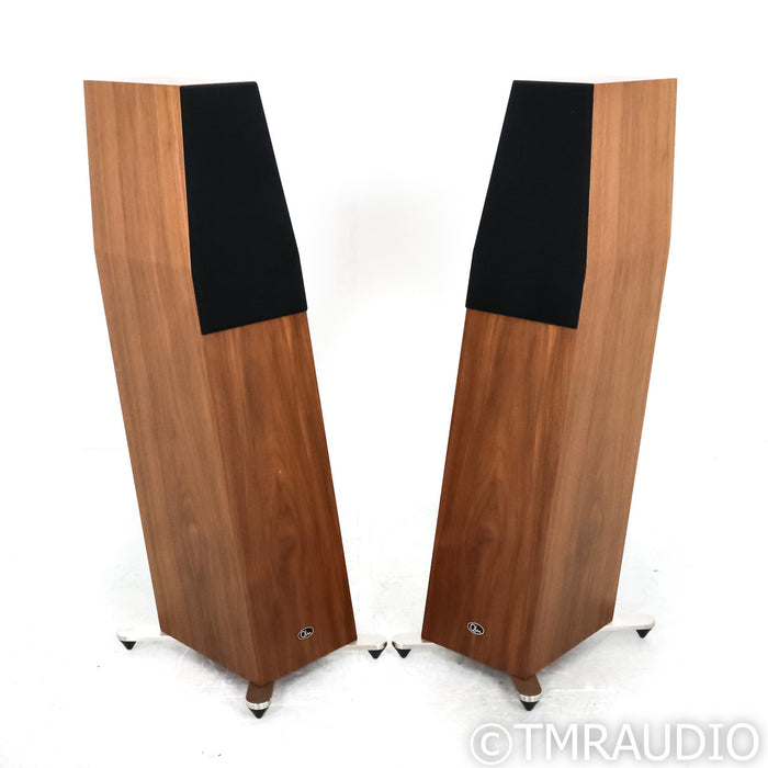 Qln Prestige Three Floorstanding Speakers; Walnut Pair