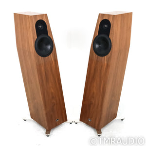 Qln Prestige Three Floorstanding Speakers; Walnut Pair
