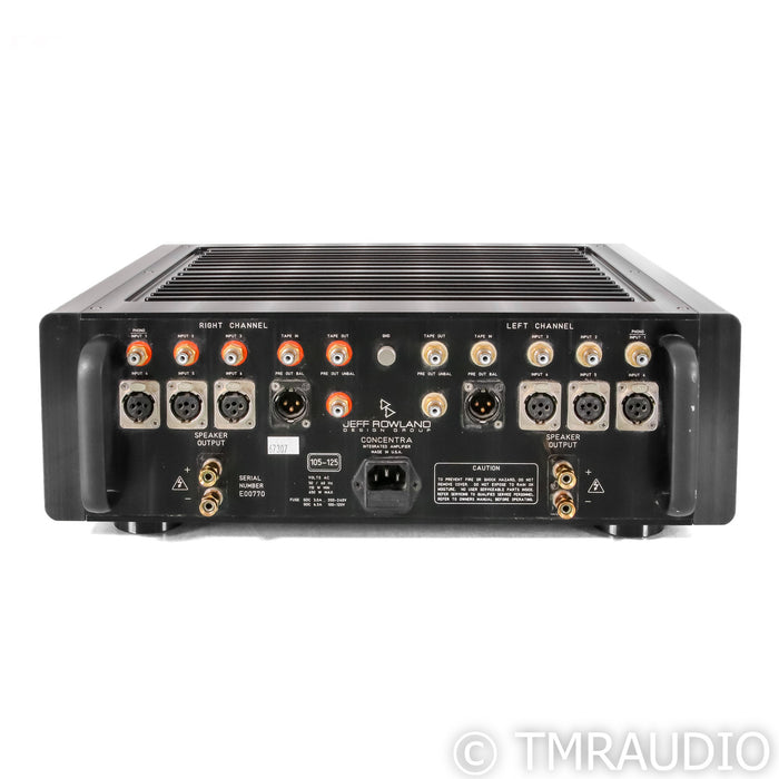 Jeff Rowland Design Concentra 1 Stereo Integrated Amplifier; MM & MC Phono