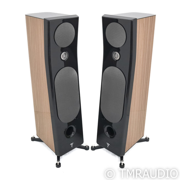 Focal Kanta No. 3 Floorstanding Speakers; Black & Walnut Pair (Used)