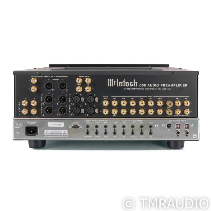 McIntosh C50 Stereo Preamplifier; MM & MC Phono