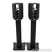 Krell LAT-2000 Bookshelf Speakers; Black Pair with Stands