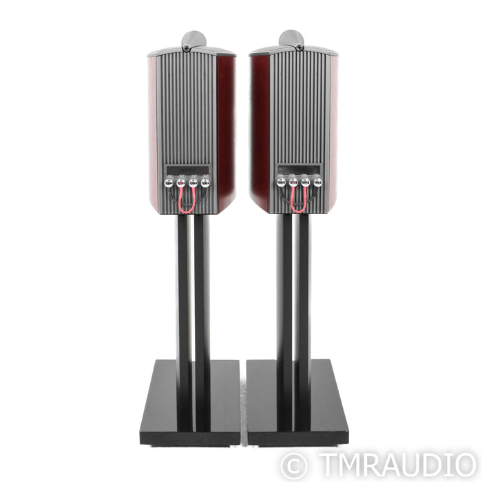 Bowers & Wilkins 805 D4 Bookshelf Speakers; Rosewood Pair w/ Stands