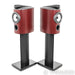 Bowers & Wilkins 805 D4 Bookshelf Speakers; Rosewood Pair w/ Stands