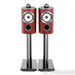 Bowers & Wilkins 805 D4 Bookshelf Speakers; Rosewood Pair w/ Stands